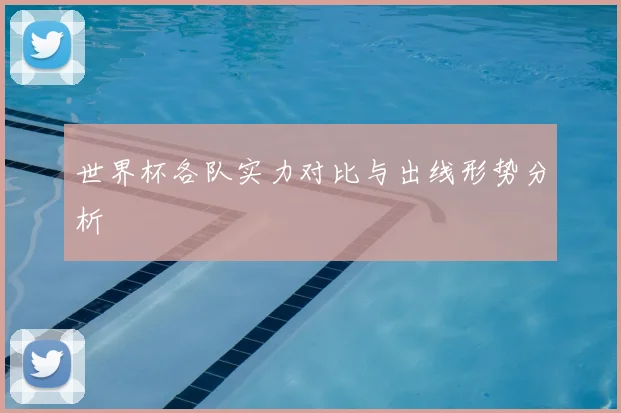 世界杯各队实力对比与出线形势分析